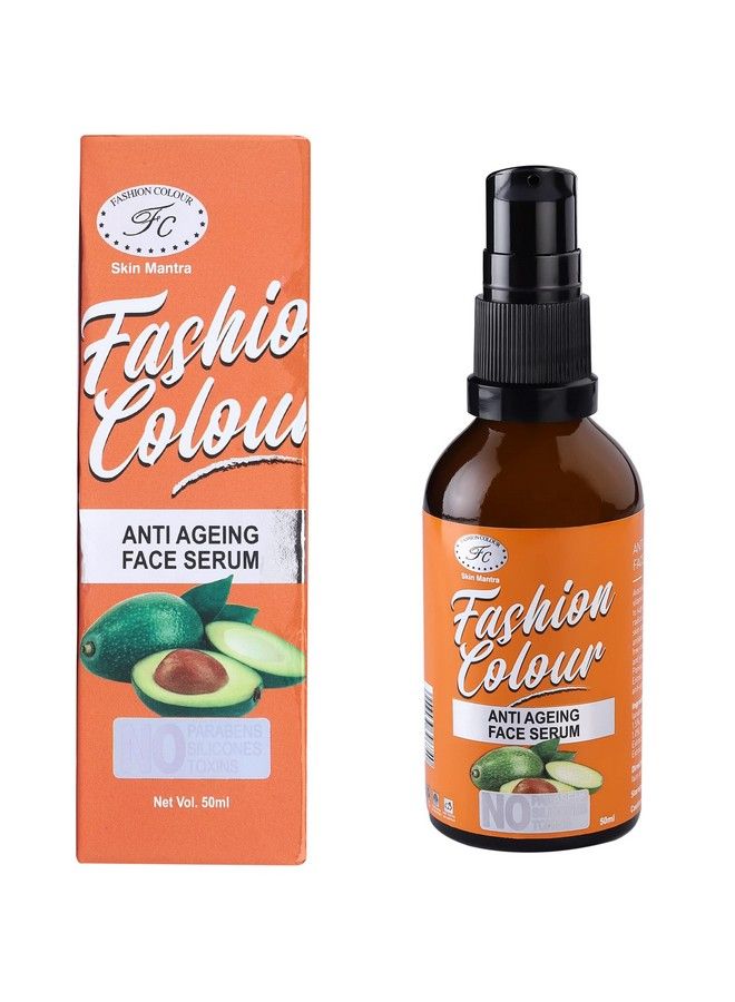 Anti Ageing Face Serum Ii Oil Free Anti Wrinkle Anti Dullness Reviving No Parabens Silicones. Made In India 50Ml
