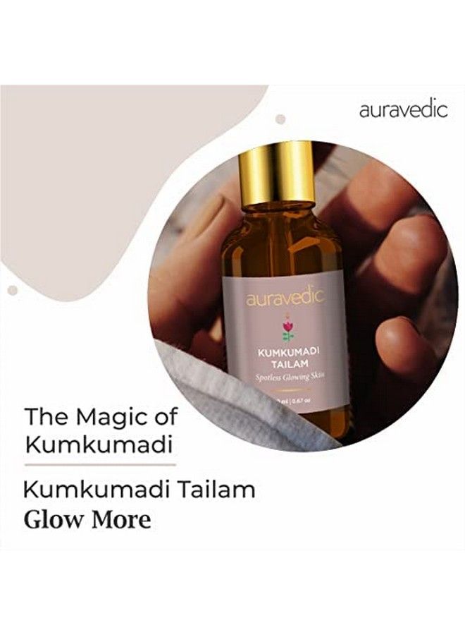 Kumkumadi Tailam Oil For Face 30Ml Pack Of 2 Kumkumadi Face Oil For Glowing Skin Kumkumadi Oil For Face Oil For Women Men Pure Luxuriously Smooth Kumkumadi From Kerala For All Skin Types
