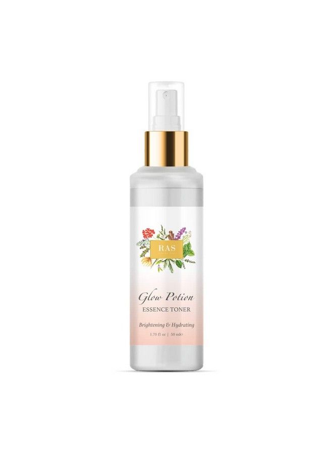 Glow Potion Essence Toner; Hydrating & Plumping; With Hyaluronic Acid Licorice & Niacinamide; Deeply Soothes Redness & Inflammation; Evens Skintone| Vegan 50Ml