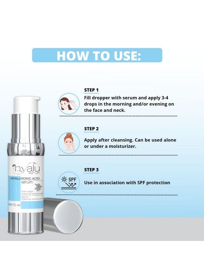 Hyalu Hyaluronic Acid Serum 15Ml