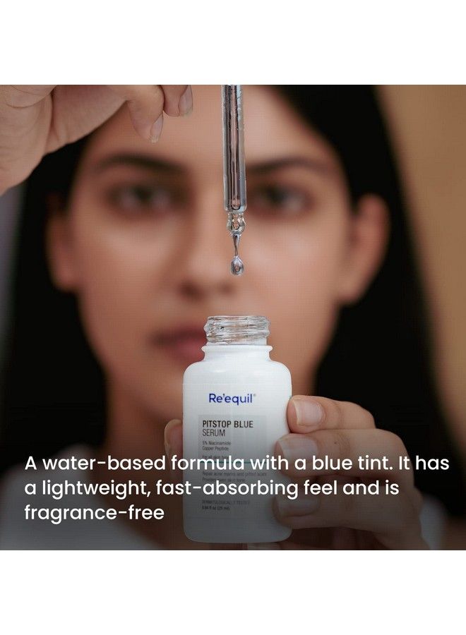 Pitstop Blue Niacinamide Serum For Acne Scars & Marks