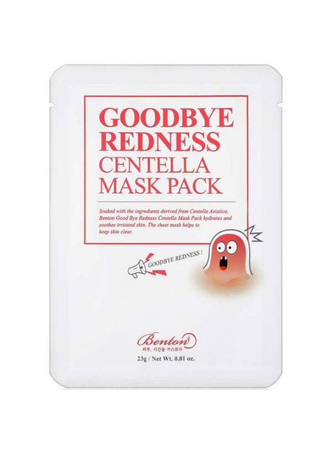 Benton Goodbye Redness Centella Mask Pack of 10,23g