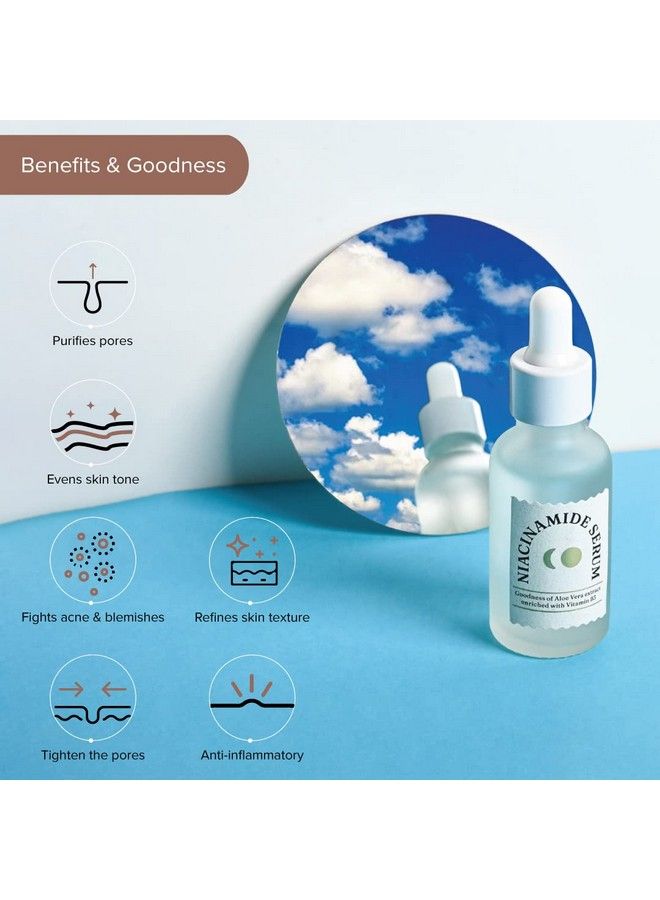 Niacinamide Serum For Improves Skin Texture; Clears Acne Marks And Blemishes Face Serum For Men & Women 30 Ml