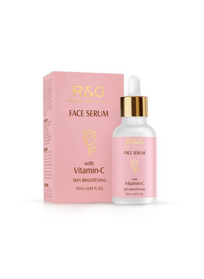 R&G Vitamin C Face Serum For Skin Brightening Help Reduce Fine Lines Wrinkles Dark Spots Evens Skin Tone And Promotes Visibly Radiant Smoother & Healthier Looking Skin 25Ml