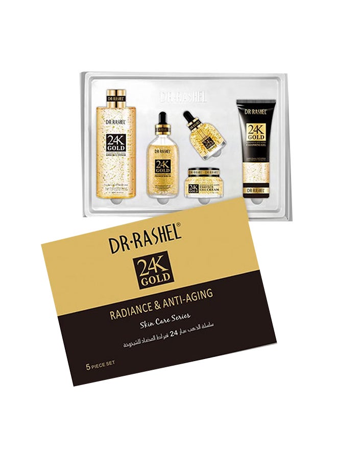 5-Piece 24K Gold Radiance And Anti-Aging Skin Care Set 24K Gold