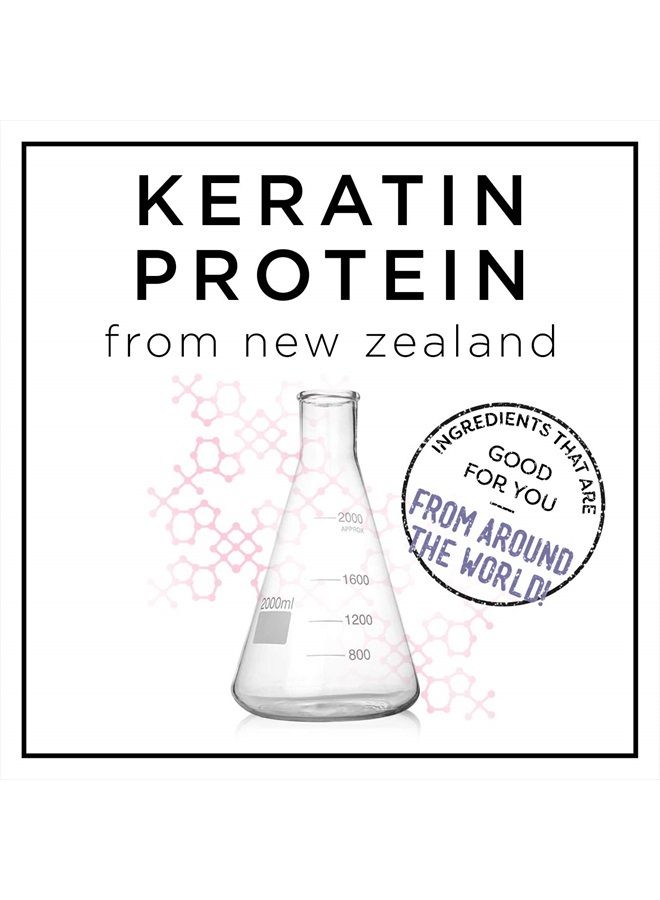KERATIN Smoothing Hair Oil Vials for shine and frizz control for all hair types, color safe, gluten free, sulfate free, paraben free - 2 Hair Oil Vials