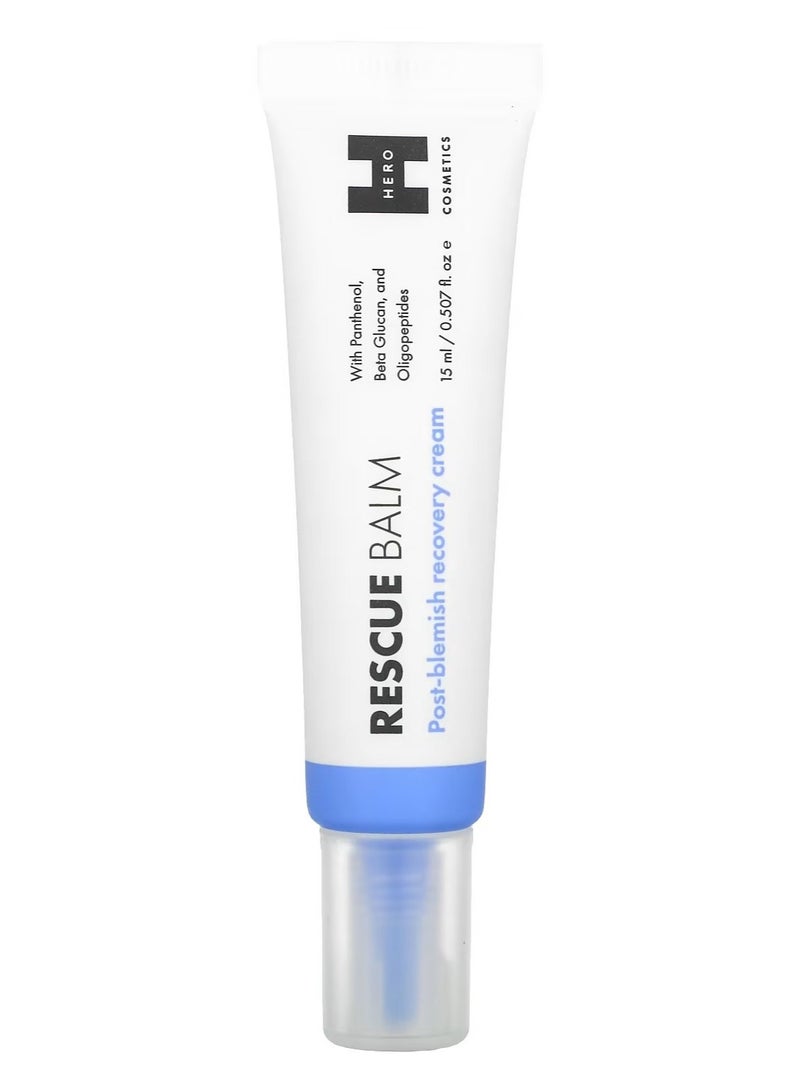 Hero Cosmetics Rescue Balm, Post Blemish Recovery Cream 15 ml