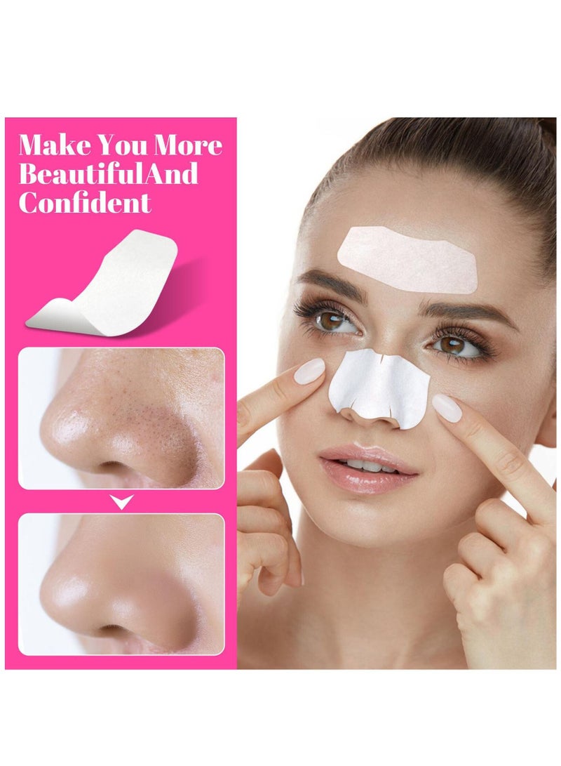 90 Pieces Nose & Face Deep Cleansing Strips Remove Blackheads & Whiteheads Cleaning skin Shrinks Pores for Visible Clearer Skin & Blemishes Repairing for Men and Women