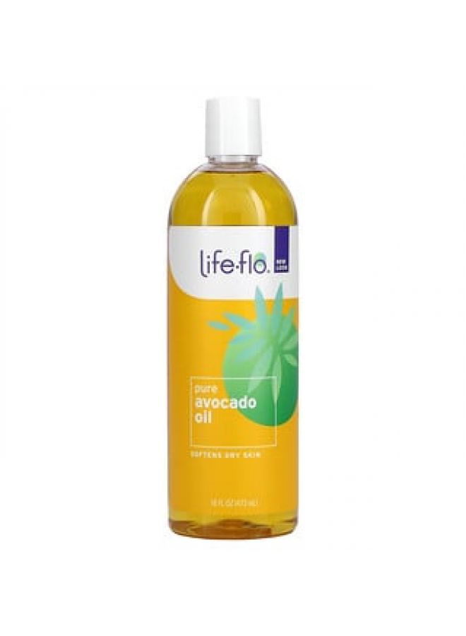 Life-flo Pure Avocado Oil 16 fl oz 473 ml