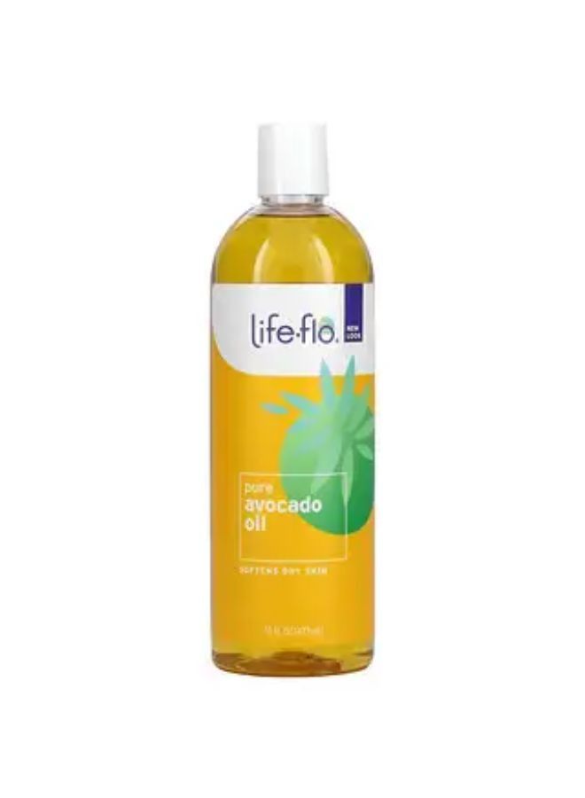 Life-flo Pure Avocado Oil 16 fl oz 473 ml