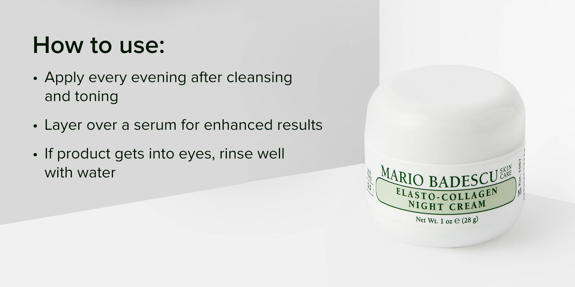 Elasto-Collagen Night Cream 28grams