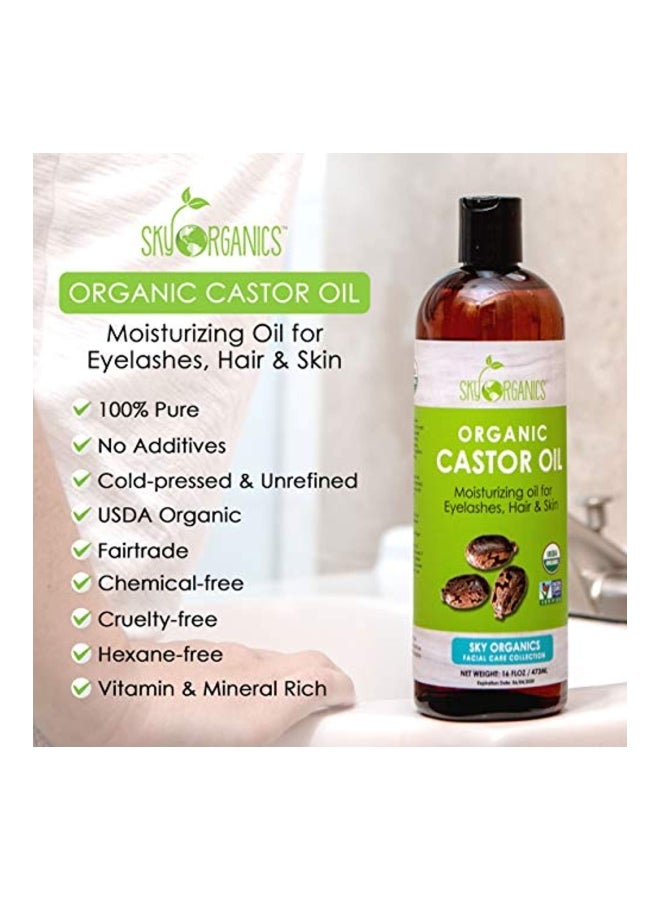 Organic Castor Oil Clear 473ml