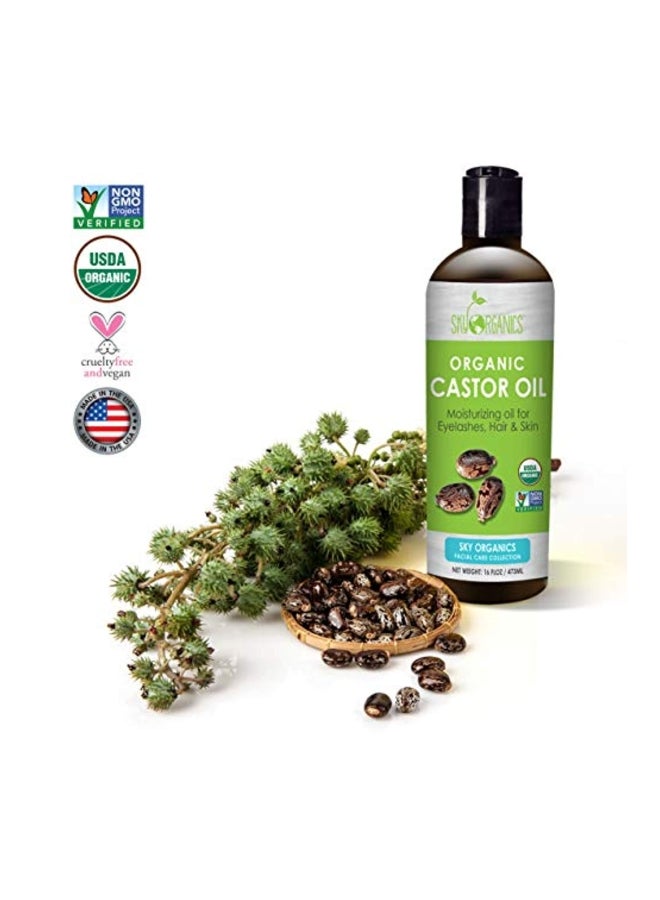 Organic Castor Oil Clear 473ml