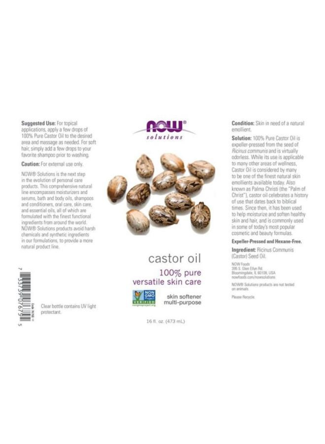 Castor Oil Versatile Skin Softener 473ml