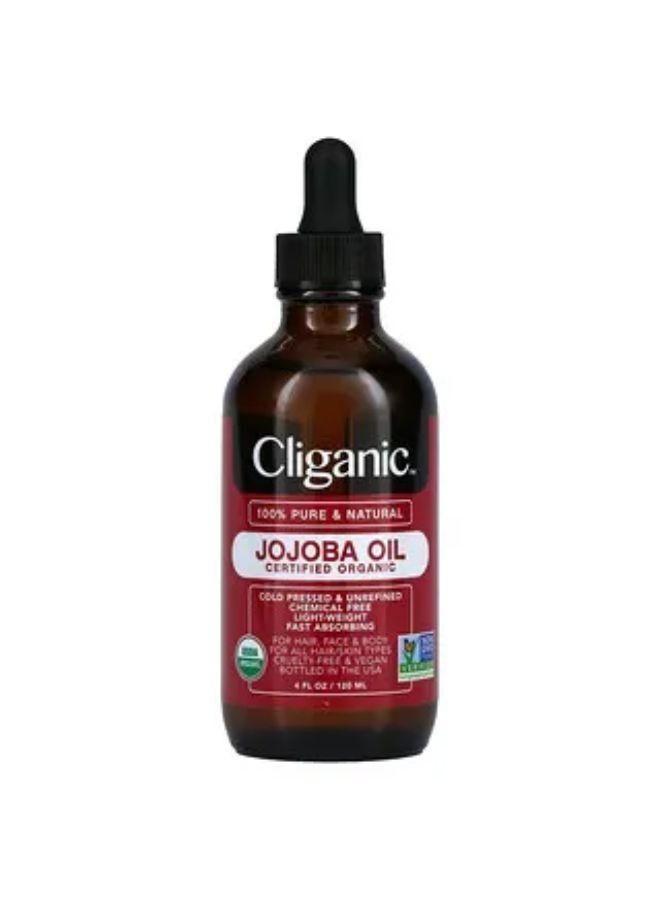 Cliganic 100% Pure and Natural Jojoba Oil 4 fl oz 120 ml
