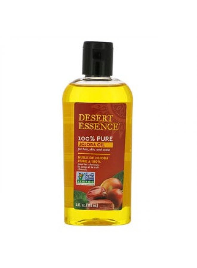 Desert Essence 100% Pure Jojoba Oil 4 fl oz 118 ml