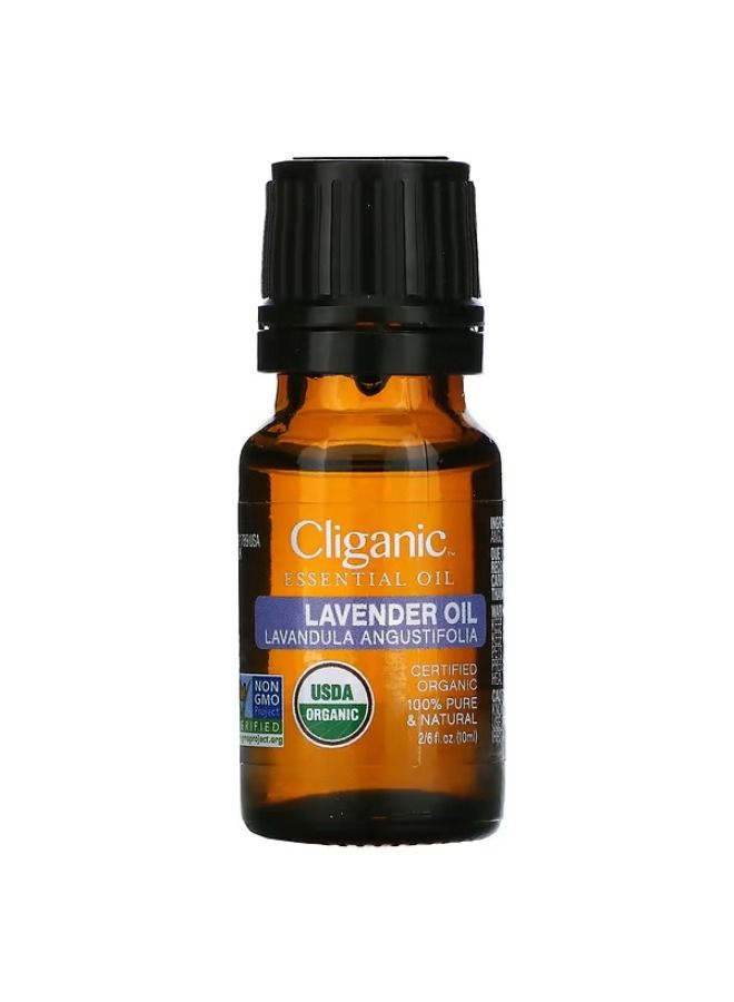 Cliganic, 100% Pure Essential Oil, Lavender Oil, 0.33 fl oz (10 ml)