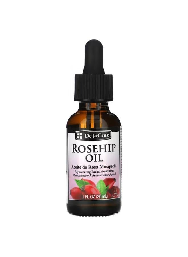 De La Cruz Rosehip Oil Rejuvenating Facial Moisturizer 1 fl oz 30 ml