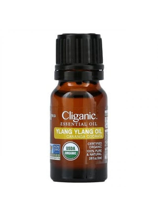 Cliganic 100% Pure Essential Oil Ylang Ylang 0.33 fl oz 10 ml