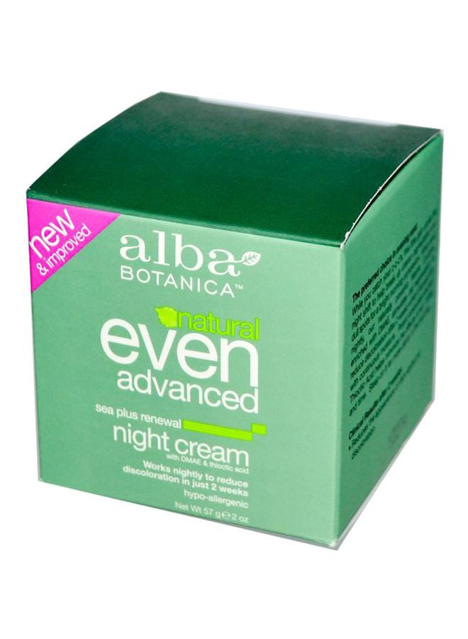 Even Advanced Sea Plus Renewal Night Cream Clear 57grams