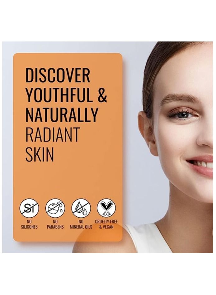 St.Botanica Vitamin C, E & Hyaluronic Acid Brightening Night Gel, 50 g (Night Cream)