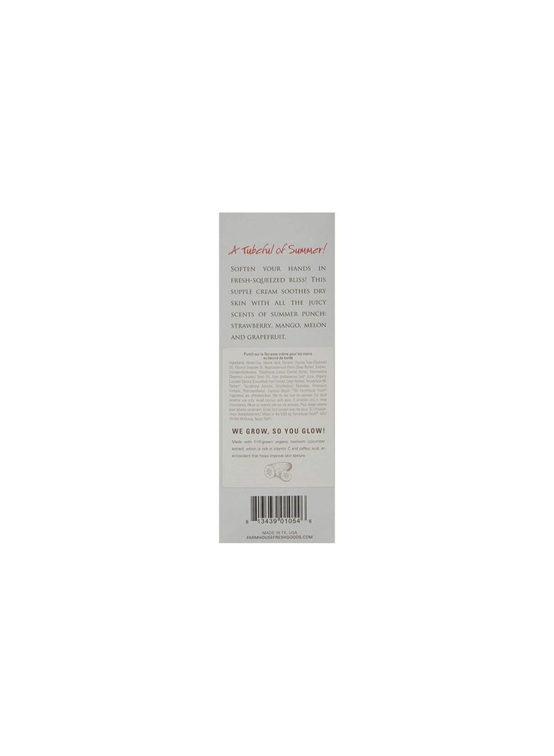 Front Porch Punch Shea Butter Hand Cream Tubes Refined, softer scent.