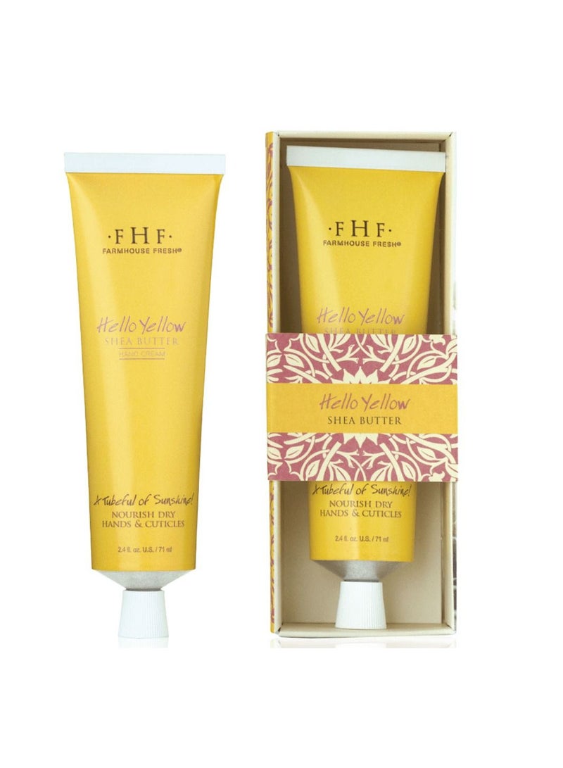 Hello Yellow Shea Butter Hand Cream Tubes