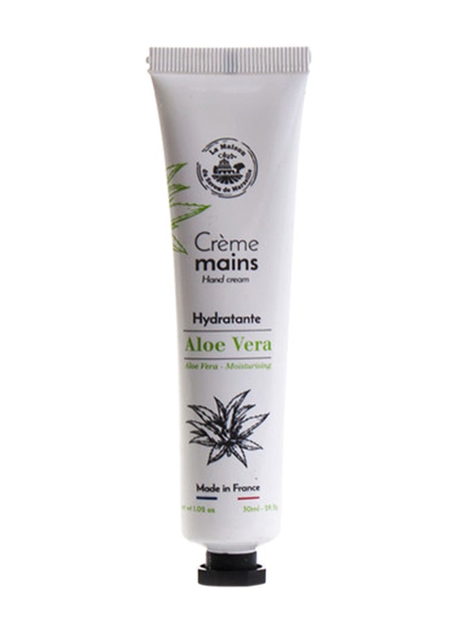 Aloe Vera Hand Cream Tube White 30ml