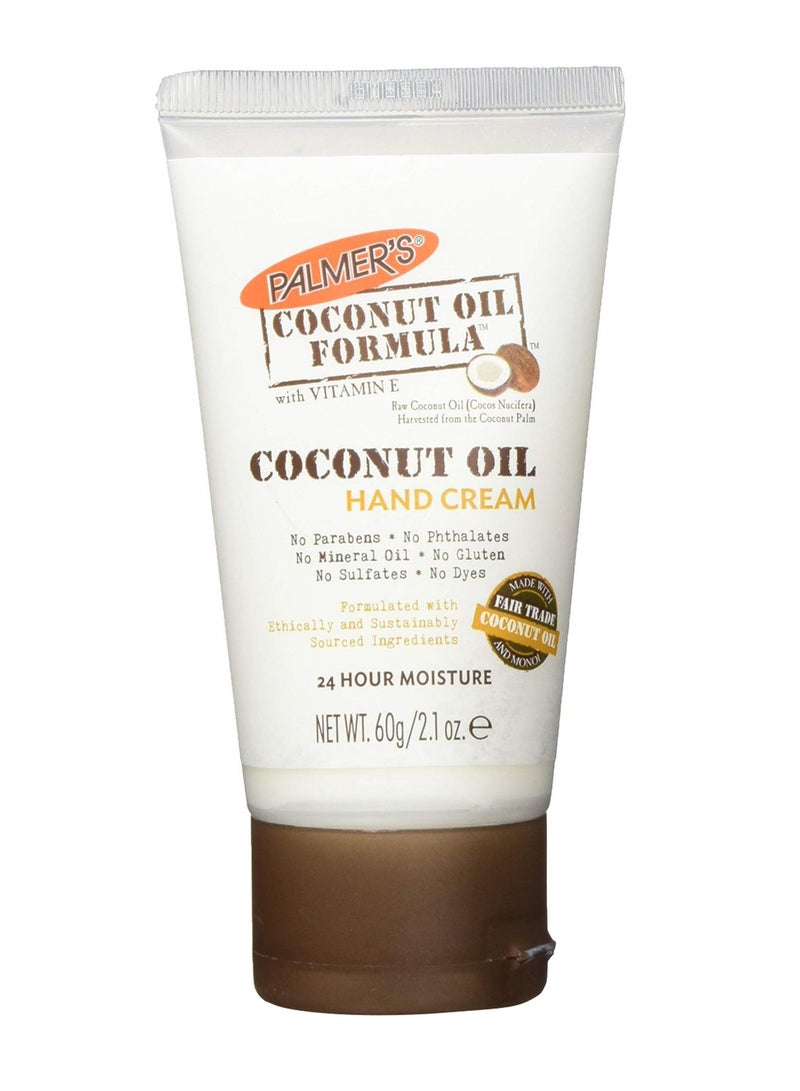 Coconut Oil Hand Cream 60grams