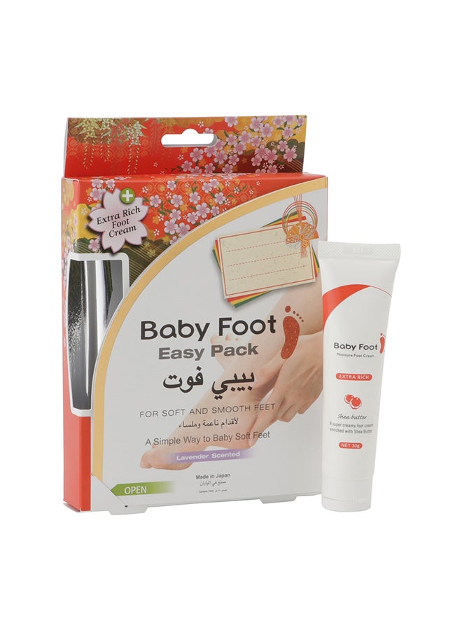 Exfoliant Lavender Foot Care Red/White