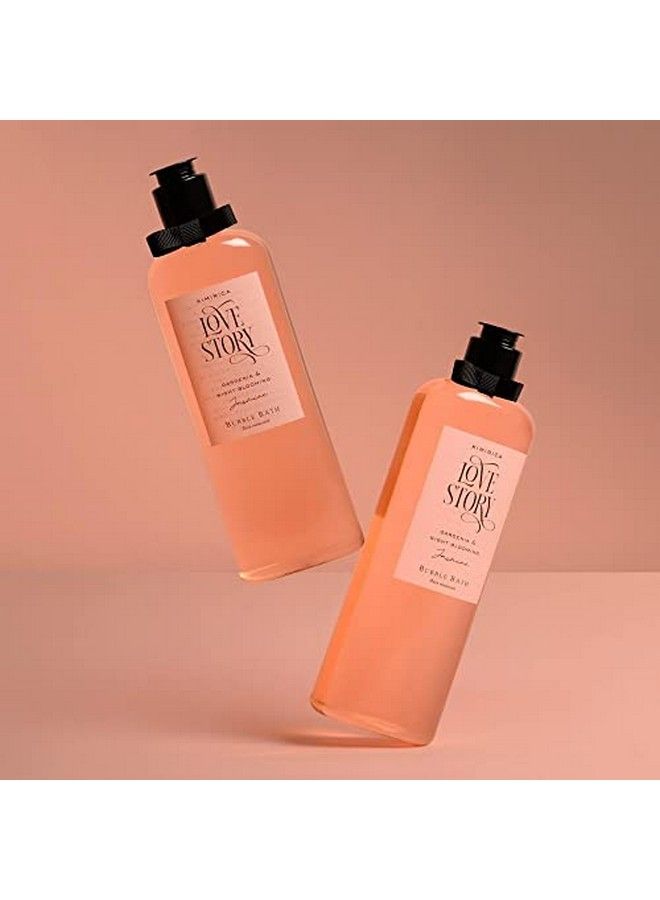 Love Story Bubble Bath Bottle 100% Vegan And Paraben Free With Goodness Of Ginkgo Biloba & White Tea Extracts Provitamin B5 Aloe Vera & Vitamin E 290 Ml