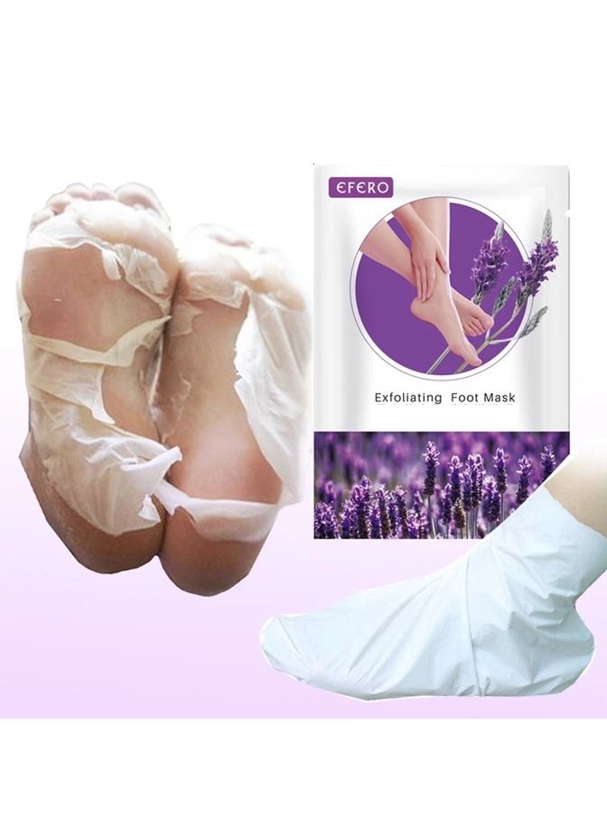 6 Pcs Combo Aloe Vera - Lavender - Peeling and Exfoliating Foot Mask Sock
