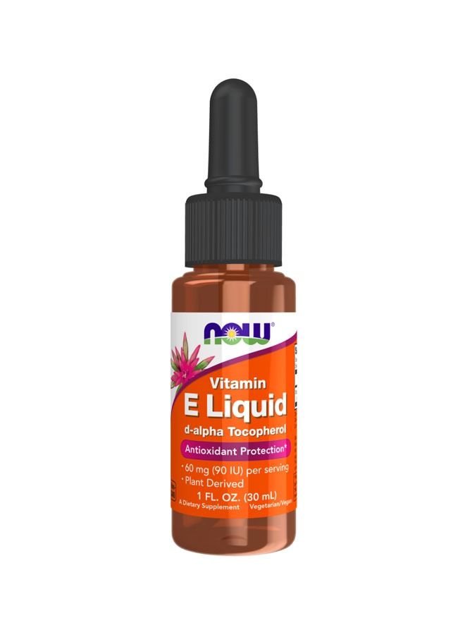 NOW VITAMIN E LIQUID D-ALPHA TOCOPHEROL 30 ML