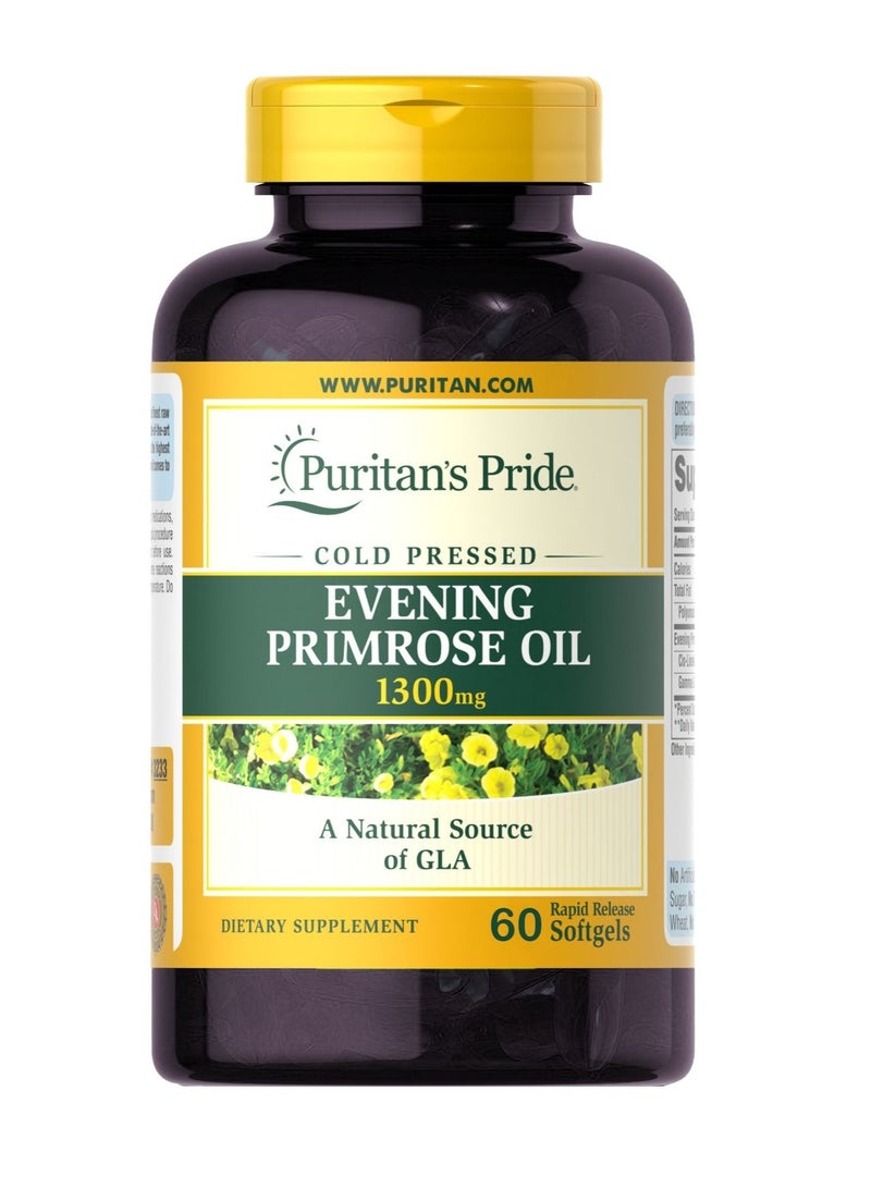 Evening Primrose Oil 1300 mg with GLA 60's