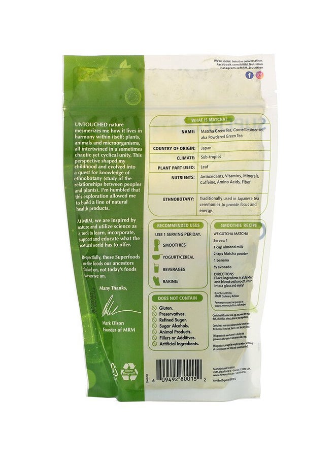 Raw Matcha Green Tea Powder