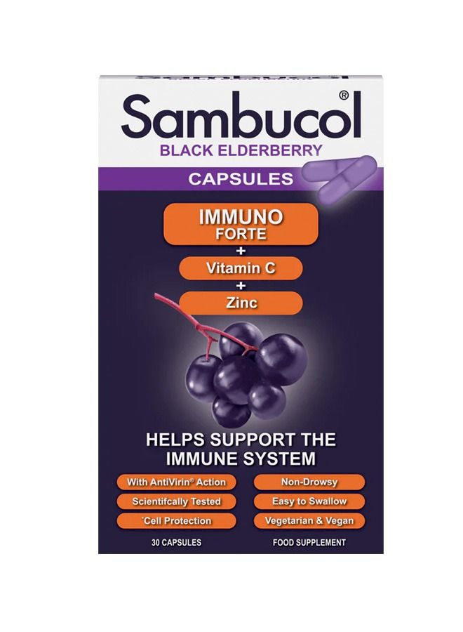 Immuno Forte Vitamin C with Zinc Capsules 30'S