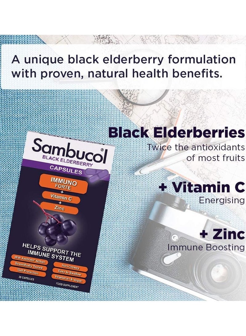 Immuno Forte Vitamin C with Zinc Capsules 30'S