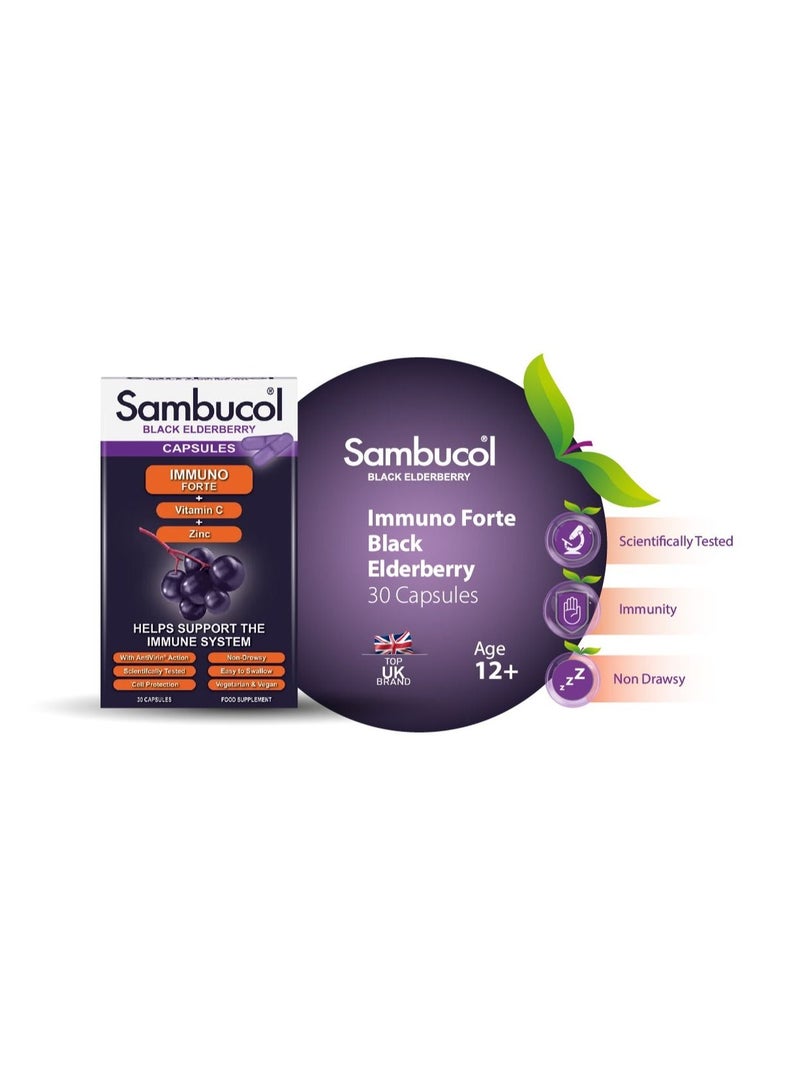 Immuno Forte Vitamin C with Zinc Capsules 30'S