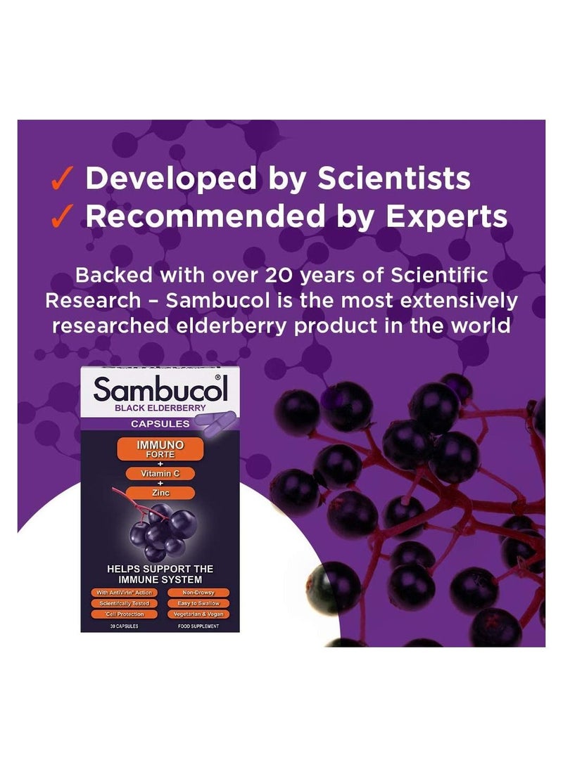 Immuno Forte Vitamin C with Zinc Capsules 30'S