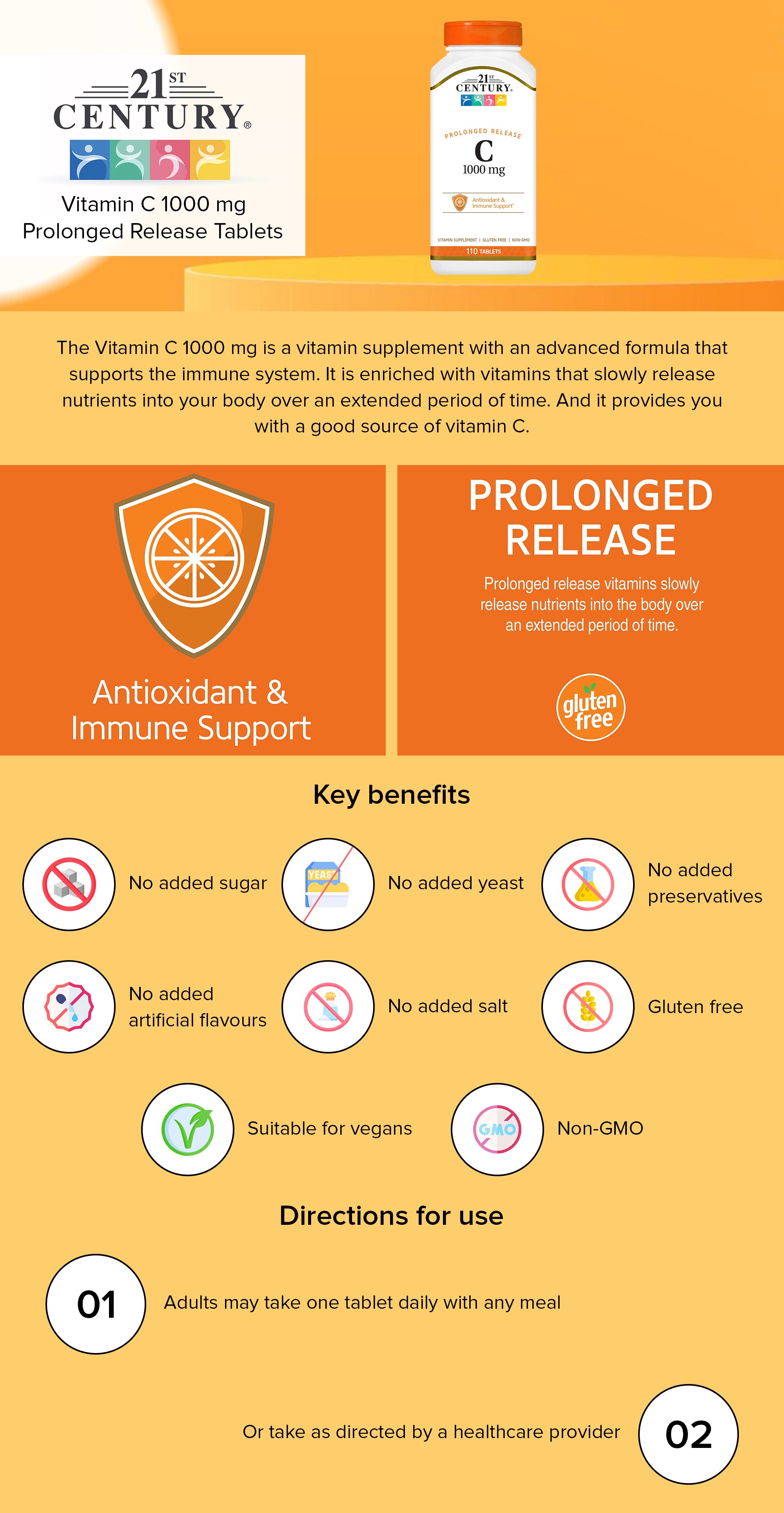 C 1000mg Prolonged Release 110 Caplets