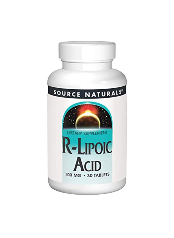 Source Naturals R Lipoic Acid, 100 mg, 30 Tablets