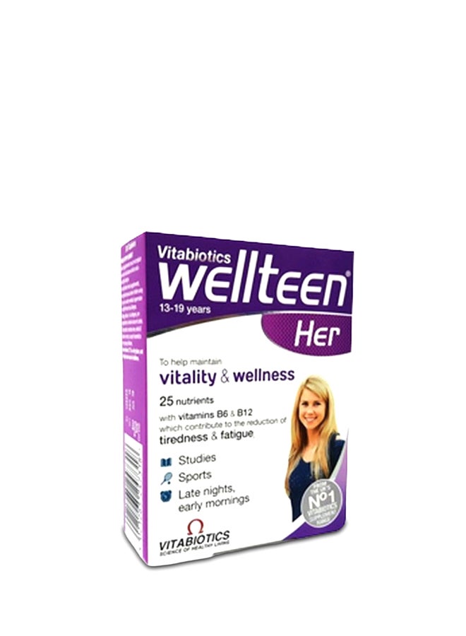 Wellteen Her Vitality And Welness Dietary Supplement - 30 Tablets