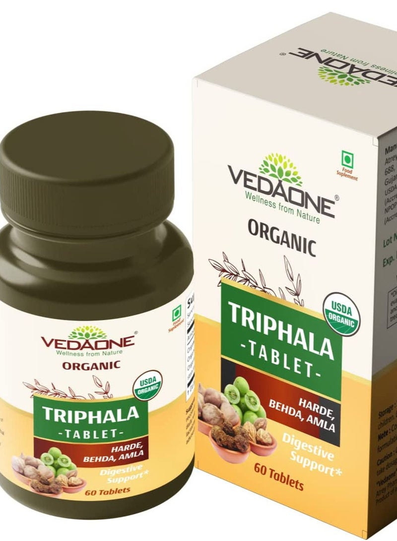 USDA Certified Organic Triphala Tablets For Detoxification