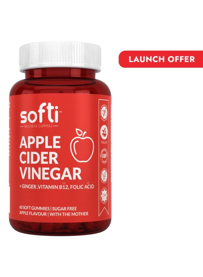 Apple Cider Vinegar Vitamins 60 Soft Gummies