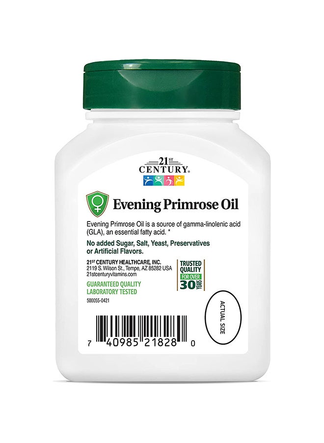 Evening Primrose Oil Dietary Supplement - 60 Softgels