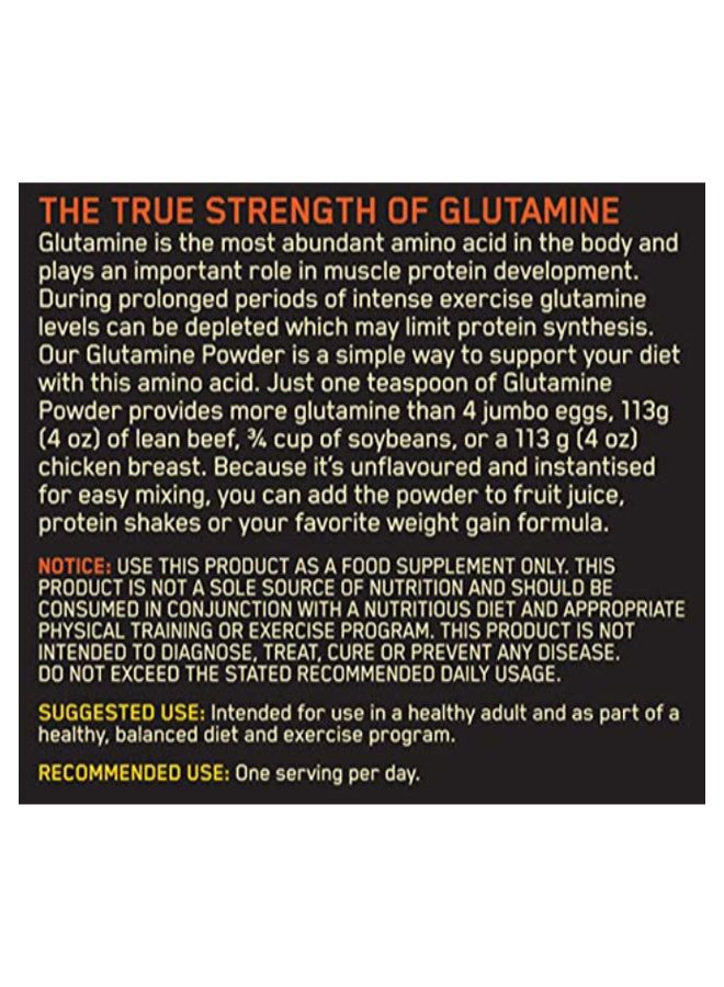 Glutamine Post-Workout Powder - Unflavoured - 58 Servings - 300 grams