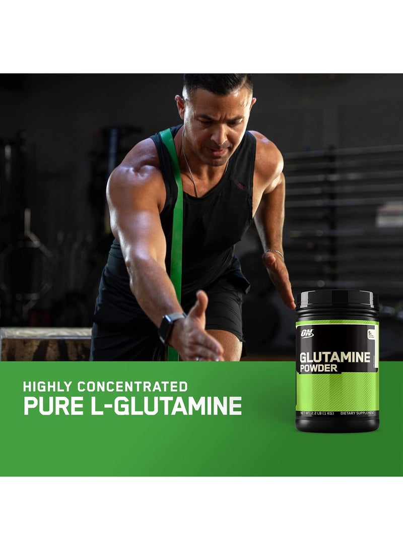 L-Glutamine Muscle Recovery Powder - Unflavoured, 300 Grams, 58 Servings