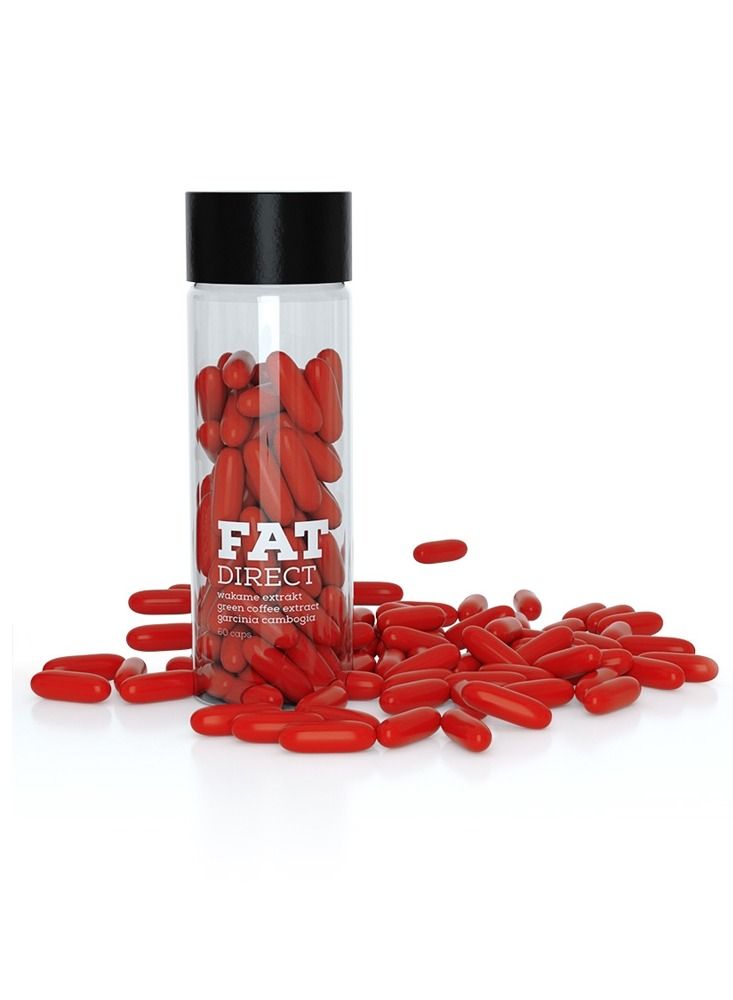 Fat Direct 60 Capsule, No Flavour, Night Fat Burner, Natural Extracts for Fat Reduction