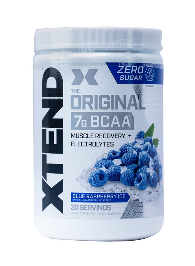 Original 7G BCAA Muscle Recovery + Electrolytes, Blue Raspberry - 30 Servings - 420 grams