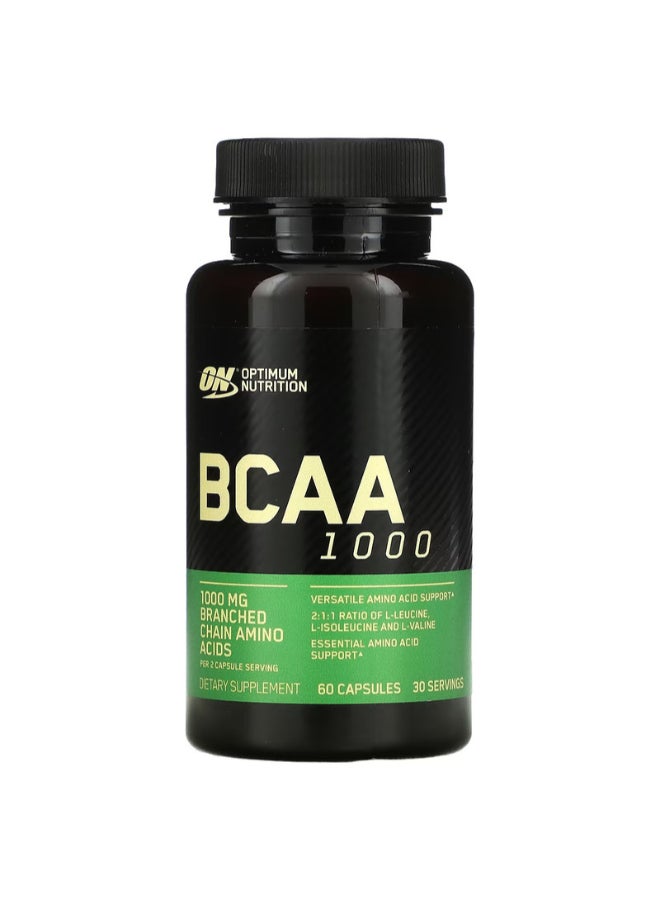 Mega-Size BCAA 1000 Caps - 60 Capsules